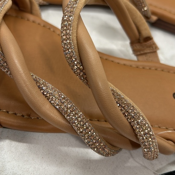 Torrid Embellished Twist Slide Beige (WW) Size 9 NWT - Picture 10 of 16